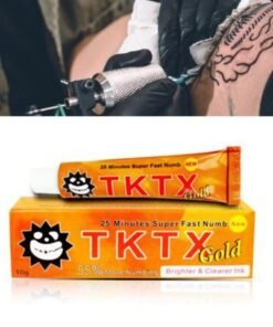 Our Most Powerful Anesthetic Cream TKTX GOLD 75% For Tattoo | Hair Removal | Piercing | Microblading | Anesthesia 4 crema tktx anestésico anestesia lidocaina hidratante cicatrizante verde gold oro amarilla negra azul rojo Crema cremas anestesia gel geles anestésico anestésicos Tktx tatuaje tattoo láser microblading derrapen tatuajes micro pigmentación madrid España malaga Barcelona Bilbao Asturias malaga oferta ofertas regalo