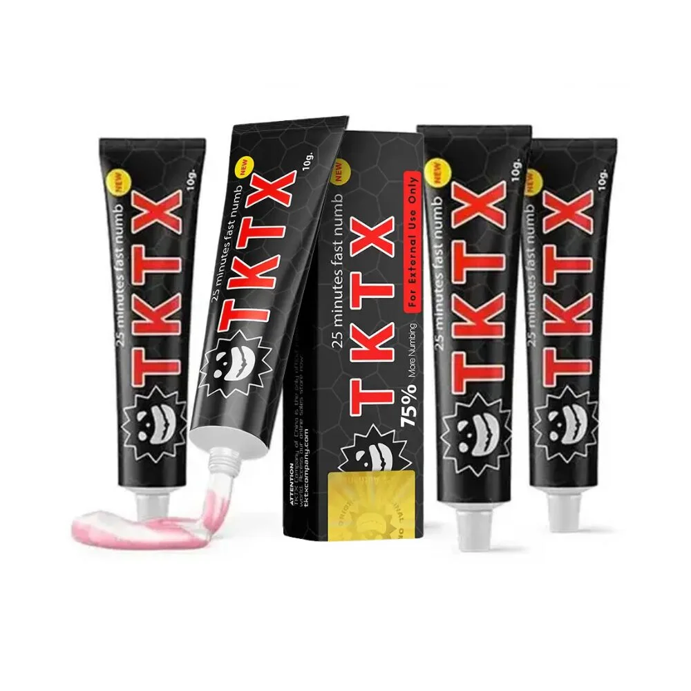 Pack of 5 - TKTX Black 55% Numbing Cream